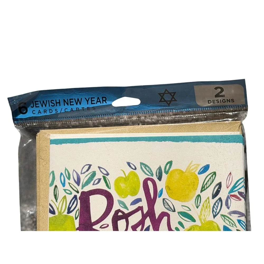 NEW Hallmark Rosh Hashanah Jewish New Year Cards Tree of Life 2 Packs of 6 Cards